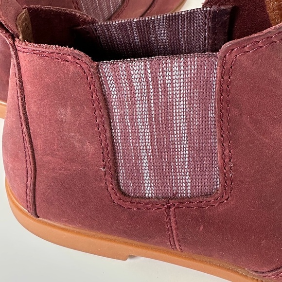 Kodiak Distressed Red Leather Round Toe Comfortable Chelsea Boots Sz 7.5M - Picture 5 of 8